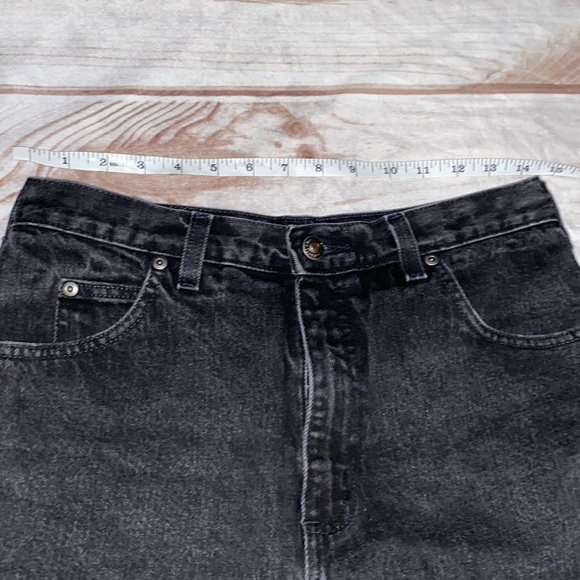 Lands End Vintage Black Mom Jeans 10 - Picture 3 of 8